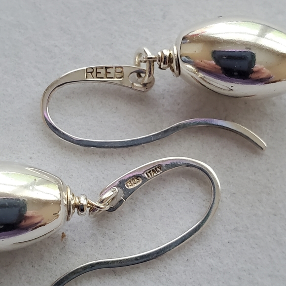 REEB Italian Sterling Drop Earrings - Picture 8 of 10